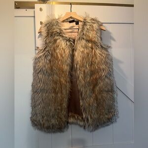 NWT Rachel Zoe faux Fur Vest